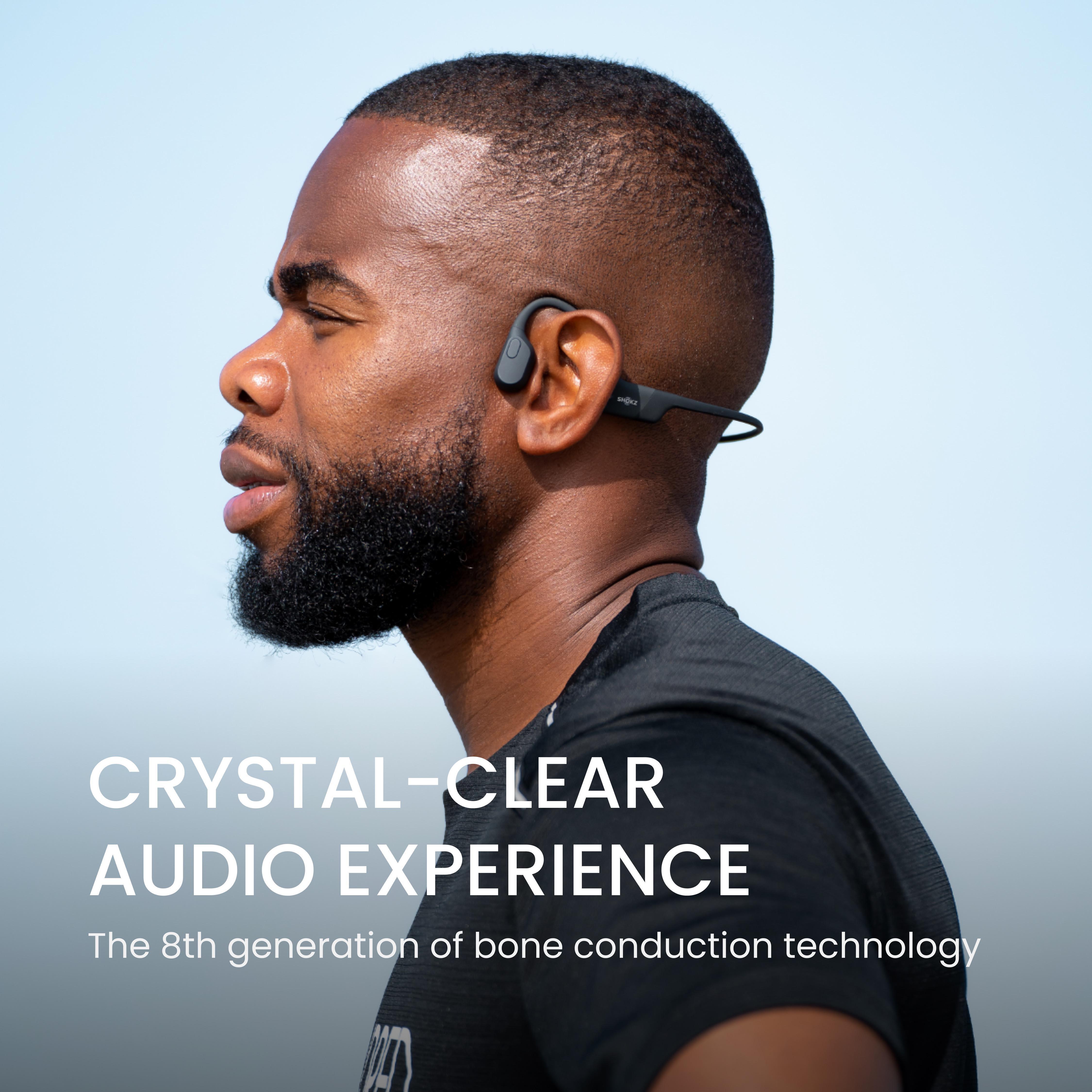 SHOKZ OpenRun open-ear sports headphones with USB-Type C connector