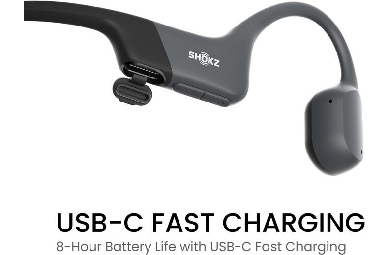 SHOKZ OpenRun open-ear sports headphones with USB-Type C connector SHOKZ OpenRun open-ear sports headphones with USB-Type C connector