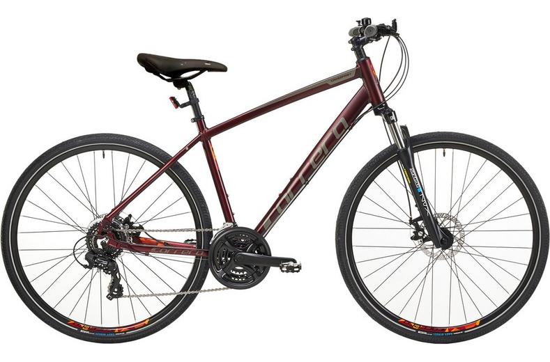 Carrera Crossfire 2 Mens Hybrid Bike - Red - S, M, L Frames Carrera Crossfire 2 Mens Hybrid Bike - Red - S, M, L Frames