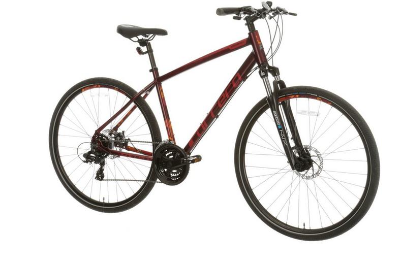 Carrera Crossfire 2 Mens Hybrid Bike - Red - S, M, L Frames Carrera Crossfire 2 Mens Hybrid Bike - Red - S, M, L Frames