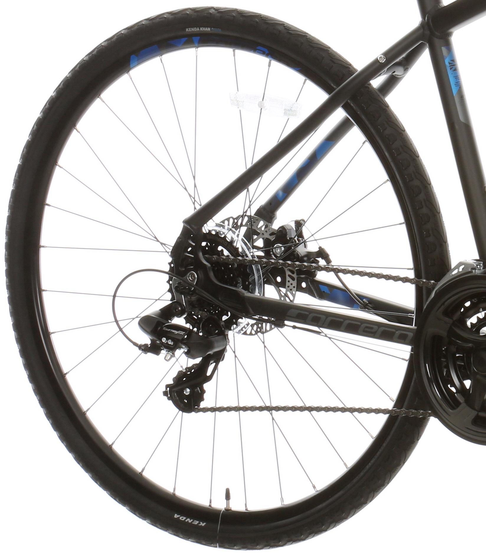 Carrera Crossfire 2 Mens Hybrid Bike - Black - S, M, L Frames