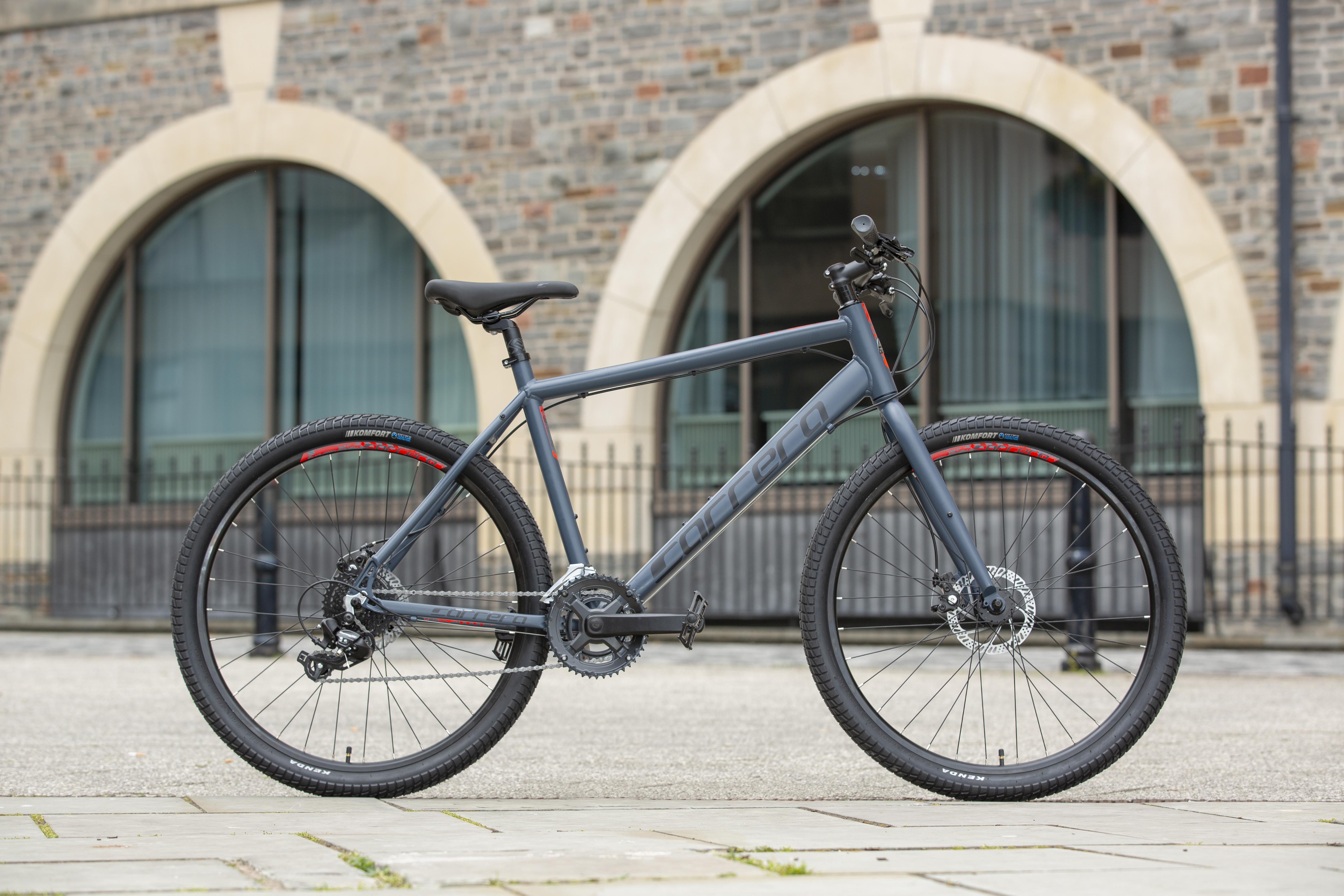 Carrera Subway 1 Mens Hybrid Bike - Dark Grey - S, M, L, XL Frames