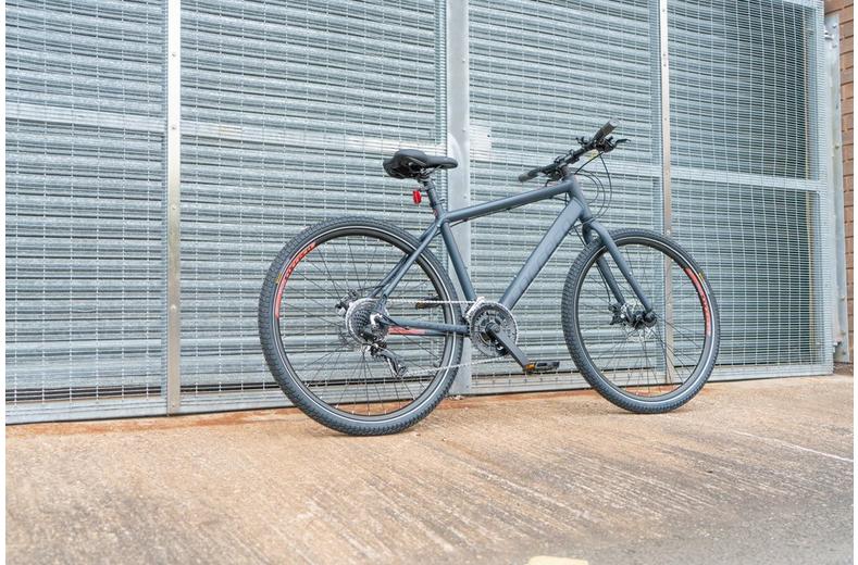 Carrera Subway 1 Mens Hybrid Bike - Dark Grey - S, M, L, XL Frames Carrera Subway 1 Mens Hybrid Bike - Dark Grey - S, M, L, XL Frames