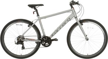 Halfords Carrera Parva Mens Hybrid Bike - Silver, Medium | Extra 8% off for BC Members