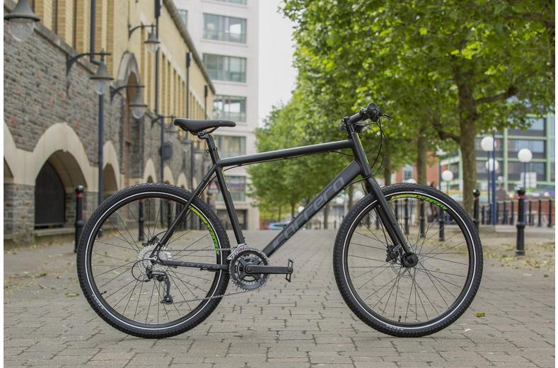 Carrera Subway 2 Mens Hybrid Bike - Black - S, M, L, XL Frames Carrera Subway 2 Mens Hybrid Bike - Black - S, M, L, XL Frames