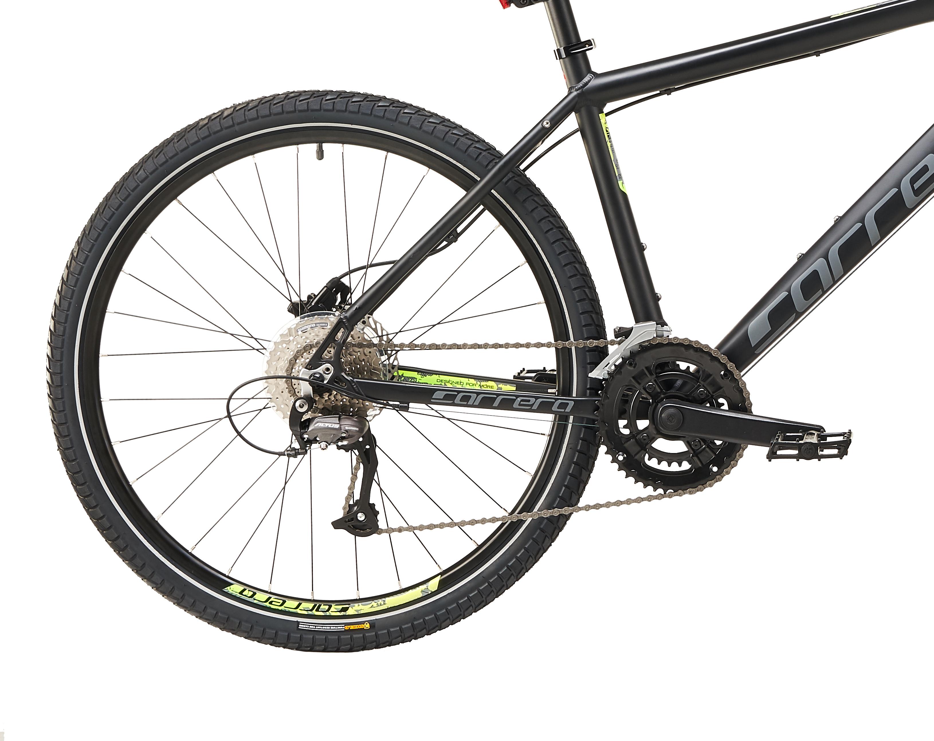 Carrera Subway 2 Mens Hybrid Bike - Black, Small