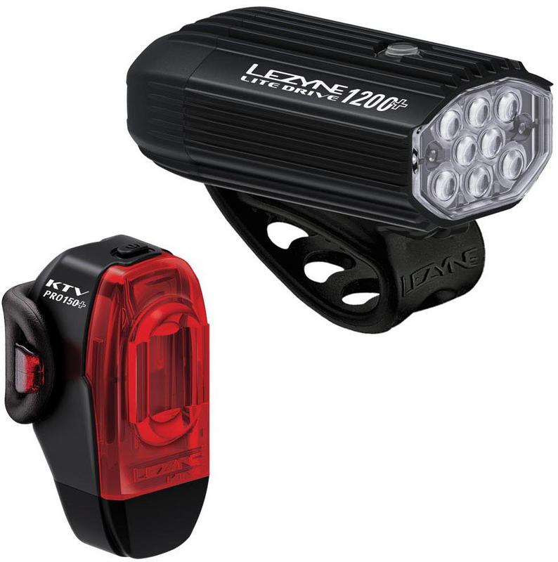 Halfords Lezyne Lite Drive 1200+/Ktv Drive Pro+ Pair | Extra 8% off for BC Members