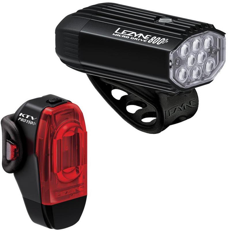 Halfords Lezyne Micro Drive 800+/Ktv Drive Pro+ Pair | Extra 8% off for BC Members