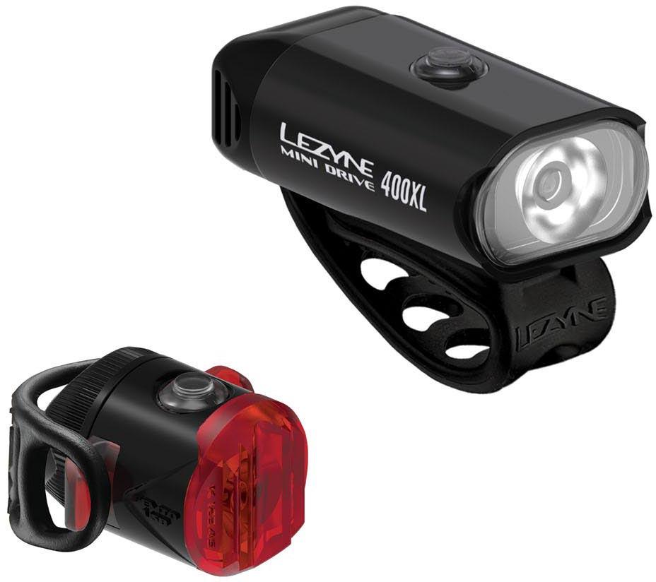 Lezyne Mini Drive 400/Femto USB Drive Bike Light Set