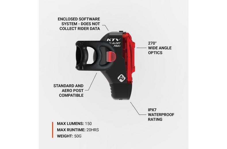 Lezyne KTV Pro+ Ai Alert Rear Bike Light Lezyne KTV Pro+ Ai Alert Rear Bike Light