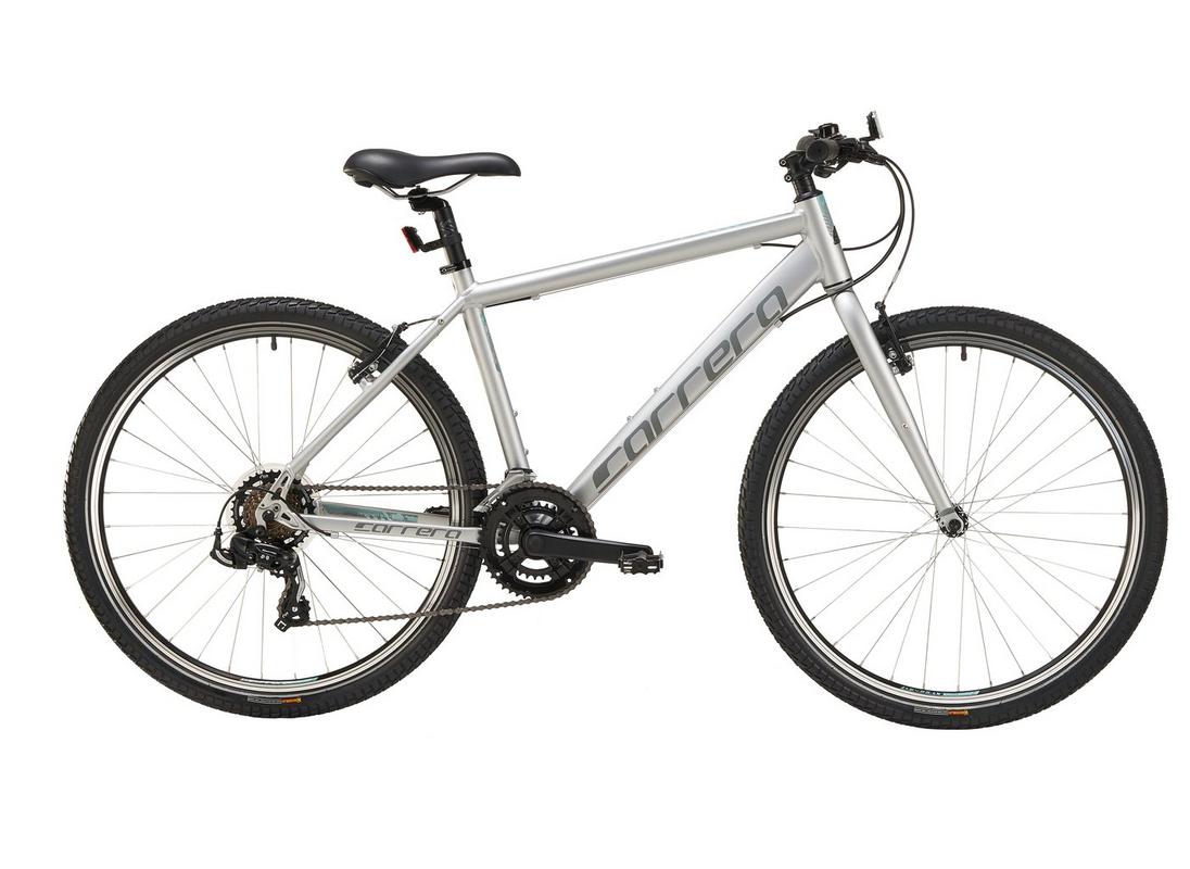 Halfords Carrera Parva Womens Hybrid Bike - Grey, Small | Extra 8% off for BC Members