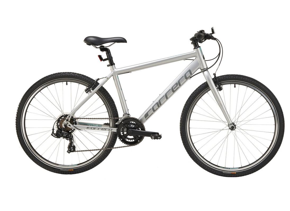 Halfords Carrera Parva Womens Hybrid Bike - Grey, Medium | Extra 8% off for BC Members