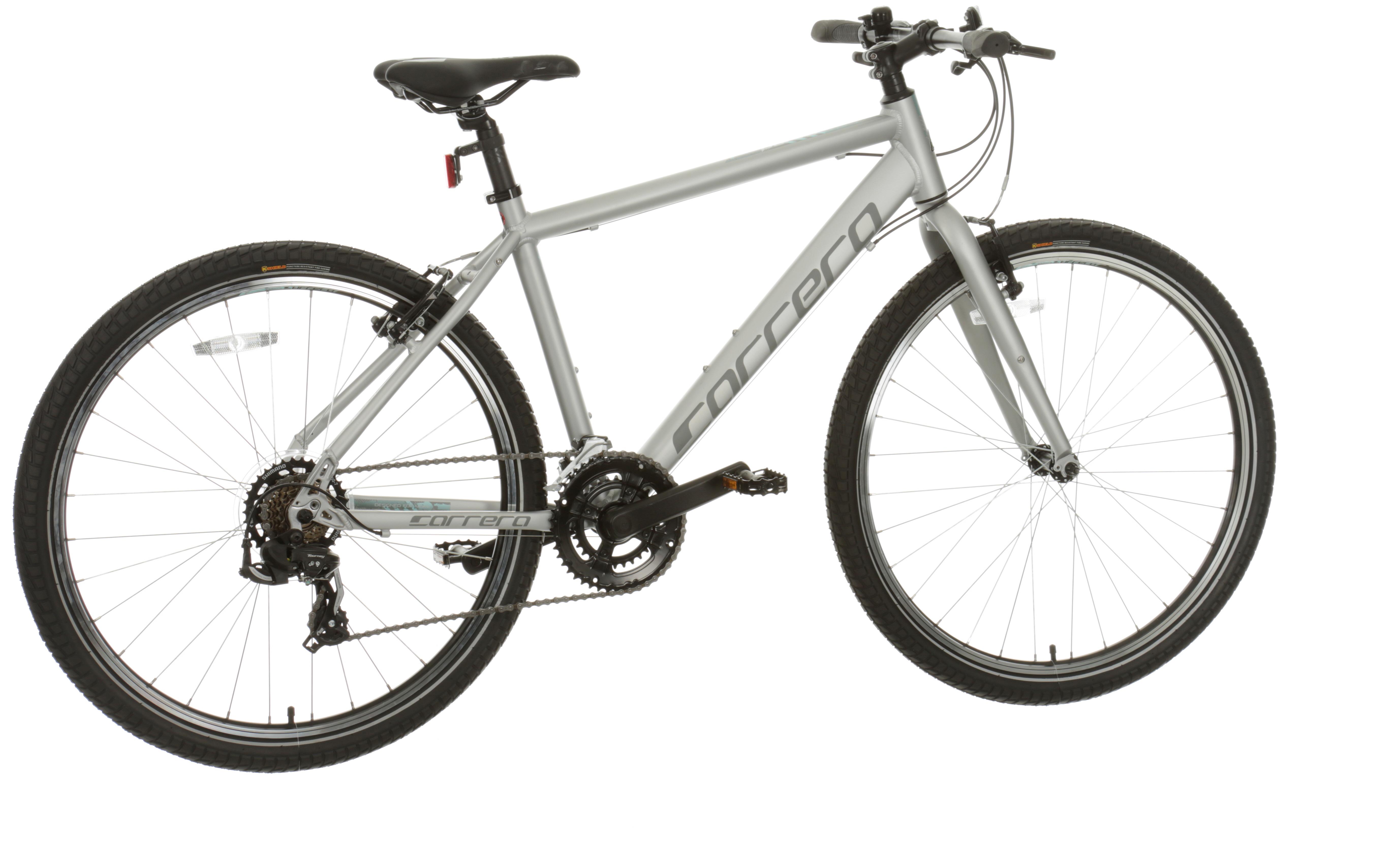 carrera hybrid bike large