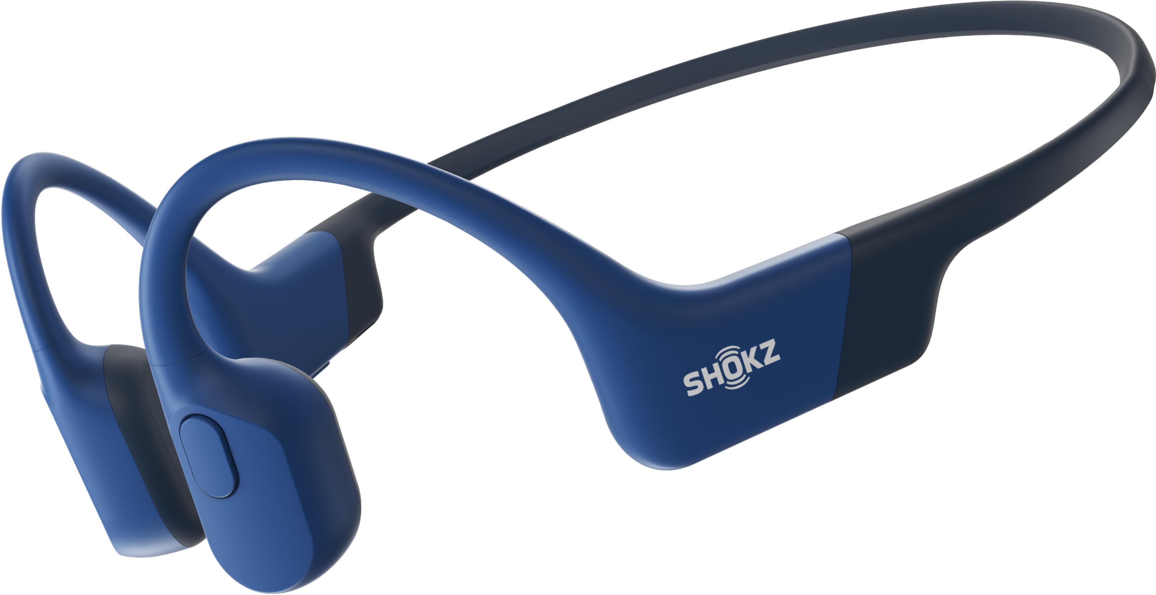 Halfords SHOKZ OpenRun open-ear sports headphones Blue with USB-Type C connector | Pricematch, Extra 8% off for BC Members, Free Bike Health Check, Cycle2Work Scheme & 0% APR Finance.