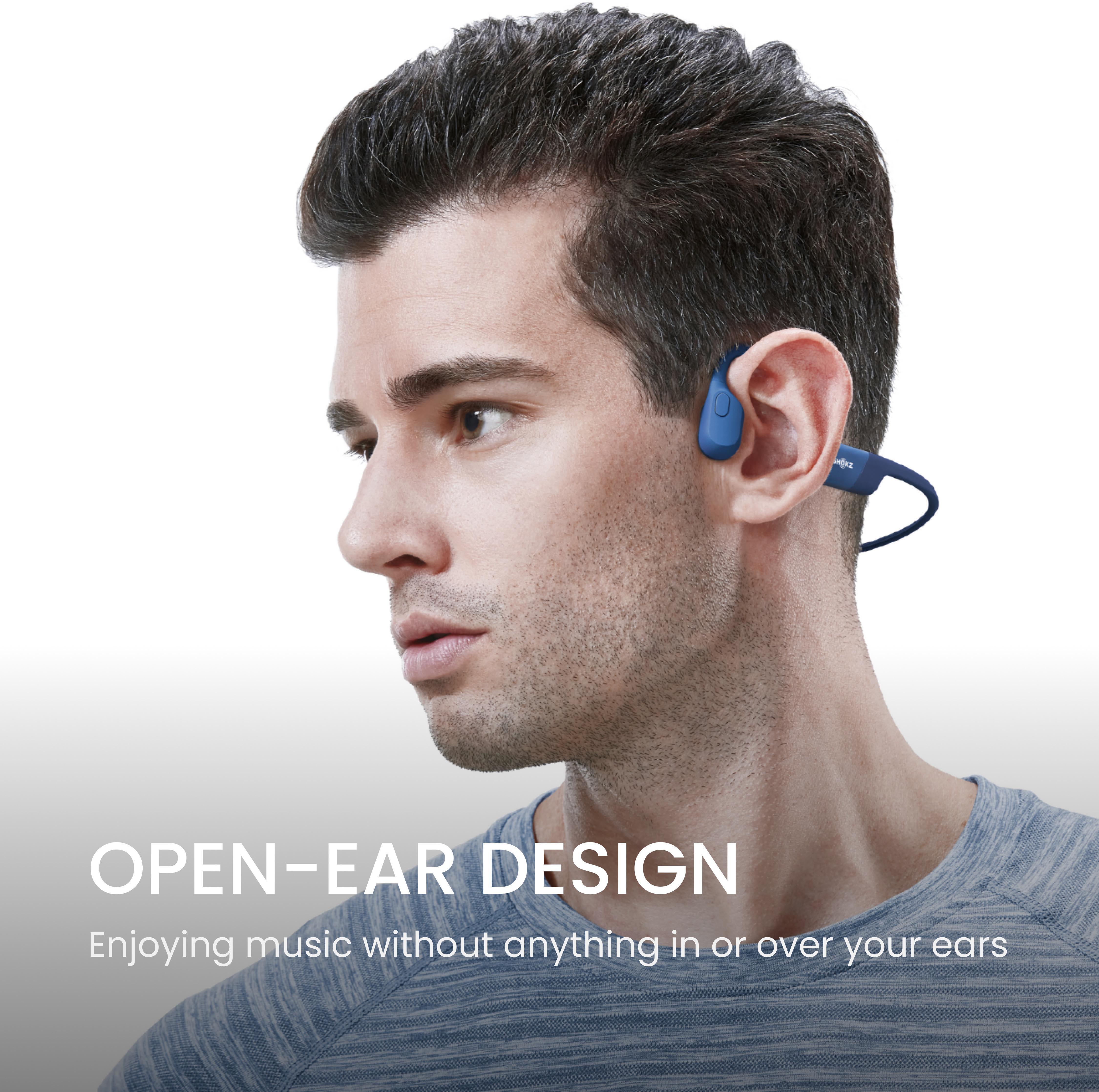 SHOKZ OpenRun open-ear sports headphones with USB-Type C connector