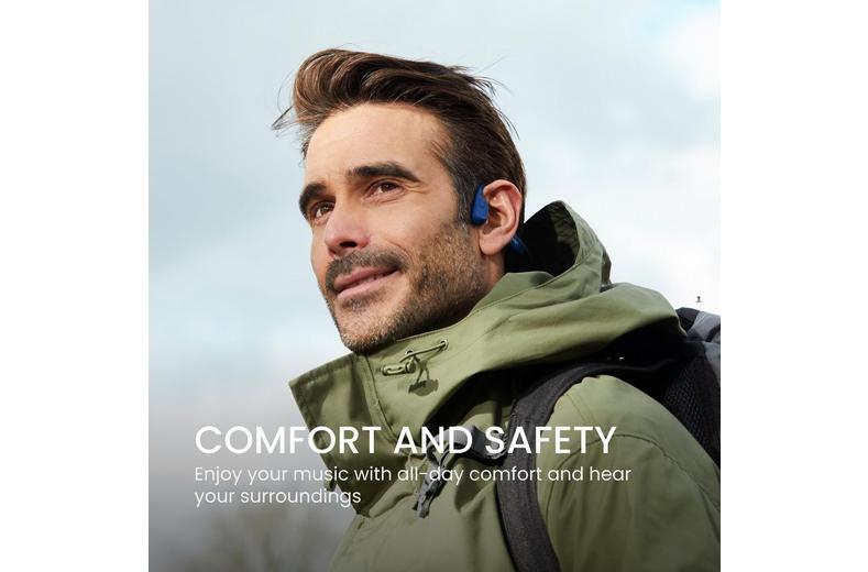 SHOKZ OpenRun open-ear sports headphones with USB-Type C connector SHOKZ OpenRun open-ear sports headphones with USB-Type C connector