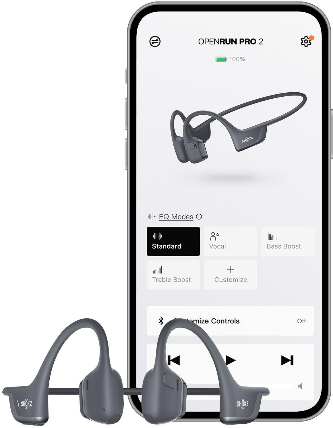 SHOKZ OpenRun Pro 2 open-ear sports headphones Black