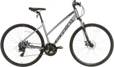 Carrera Crossfire 2 Womens Hybrid Bike - Grey - S, M, L Frames Carrera Crossfire 2 Womens Hybrid Bike - Grey - S, M, L Frames