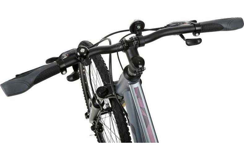 Carrera Crossfire 2 Womens Hybrid Bike - Grey, Medium Carrera Crossfire 2 Womens Hybrid Bike - Grey, Medium