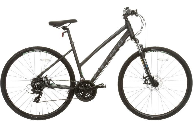 Carrera Crossfire 2 Womens Hybrid Bike - Black - S, M, L Frames Carrera Crossfire 2 Womens Hybrid Bike - Black - S, M, L Frames