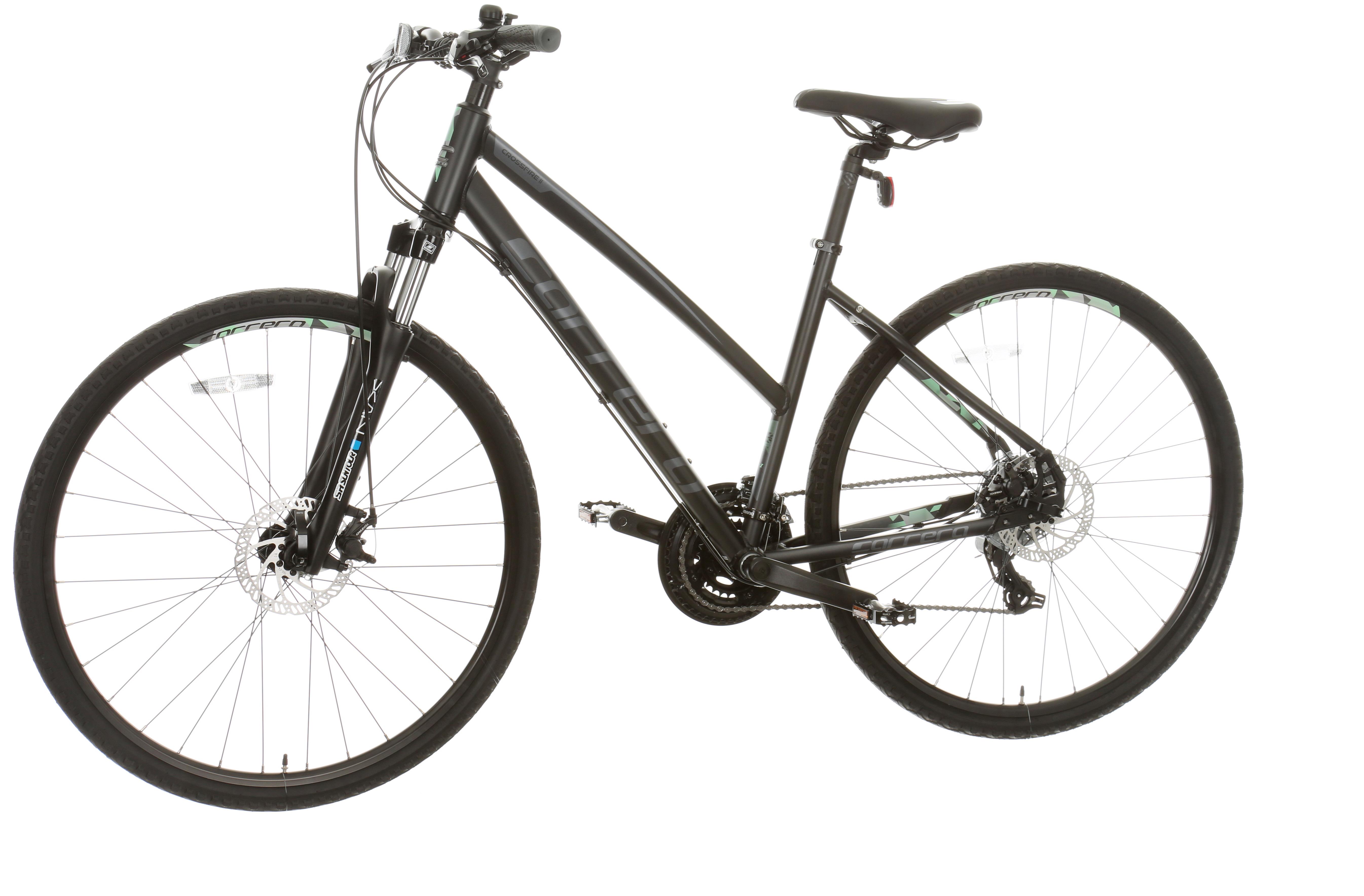 halfords carrera crossfire 2 mens hybrid bike