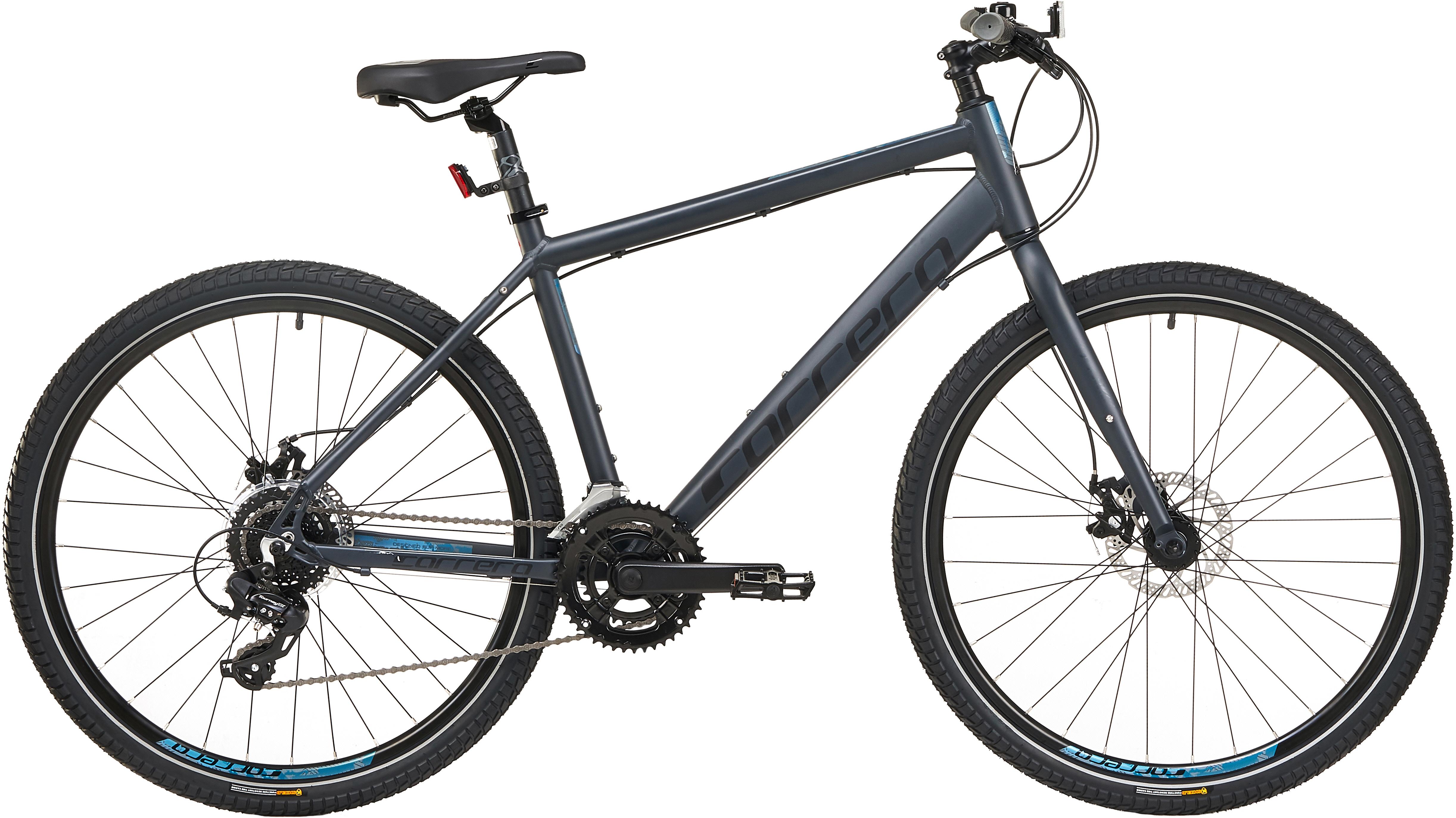 Carrera Subway 1 Womens Hybrid Bike - Grey, Small