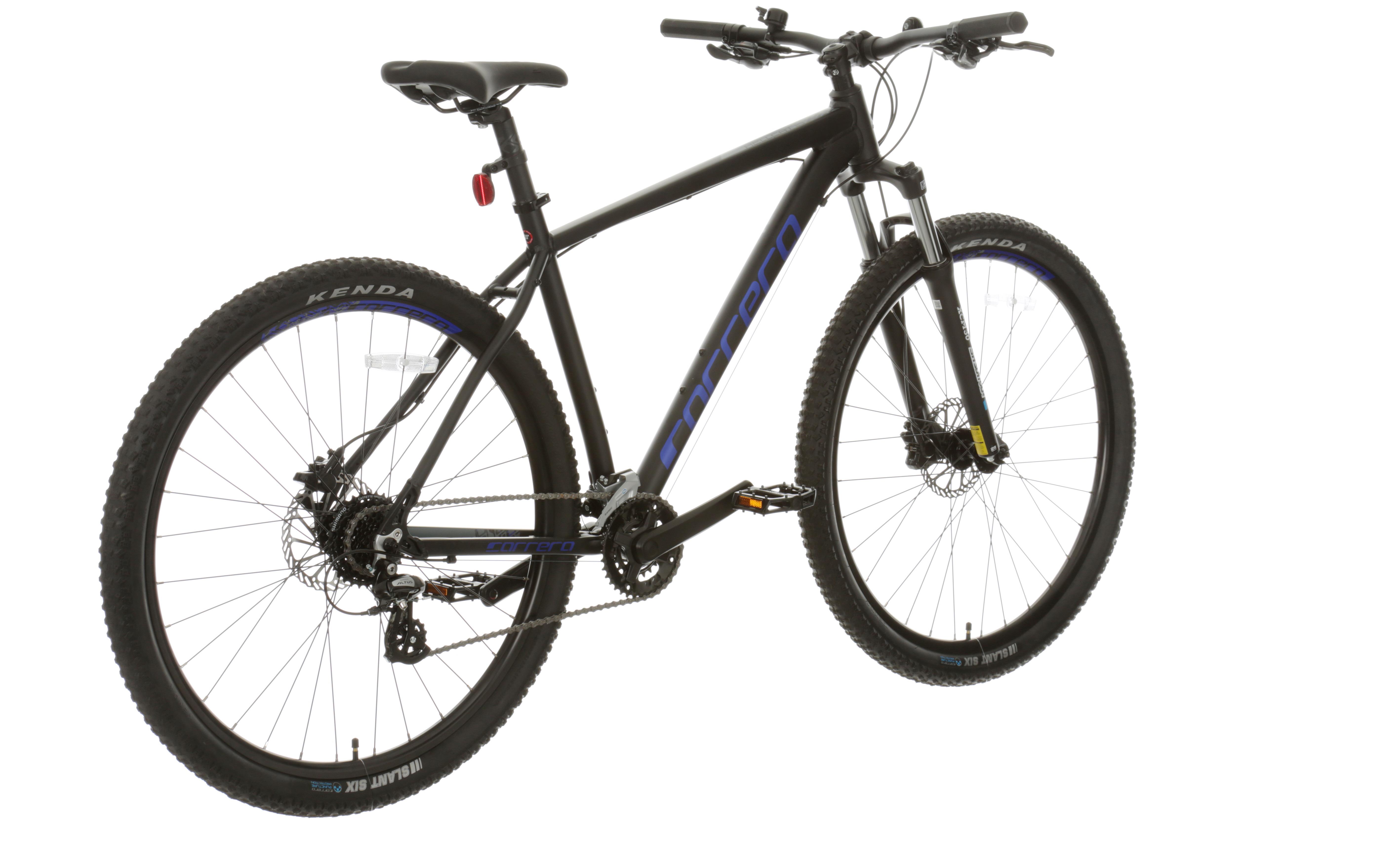 black fluid mountain bike