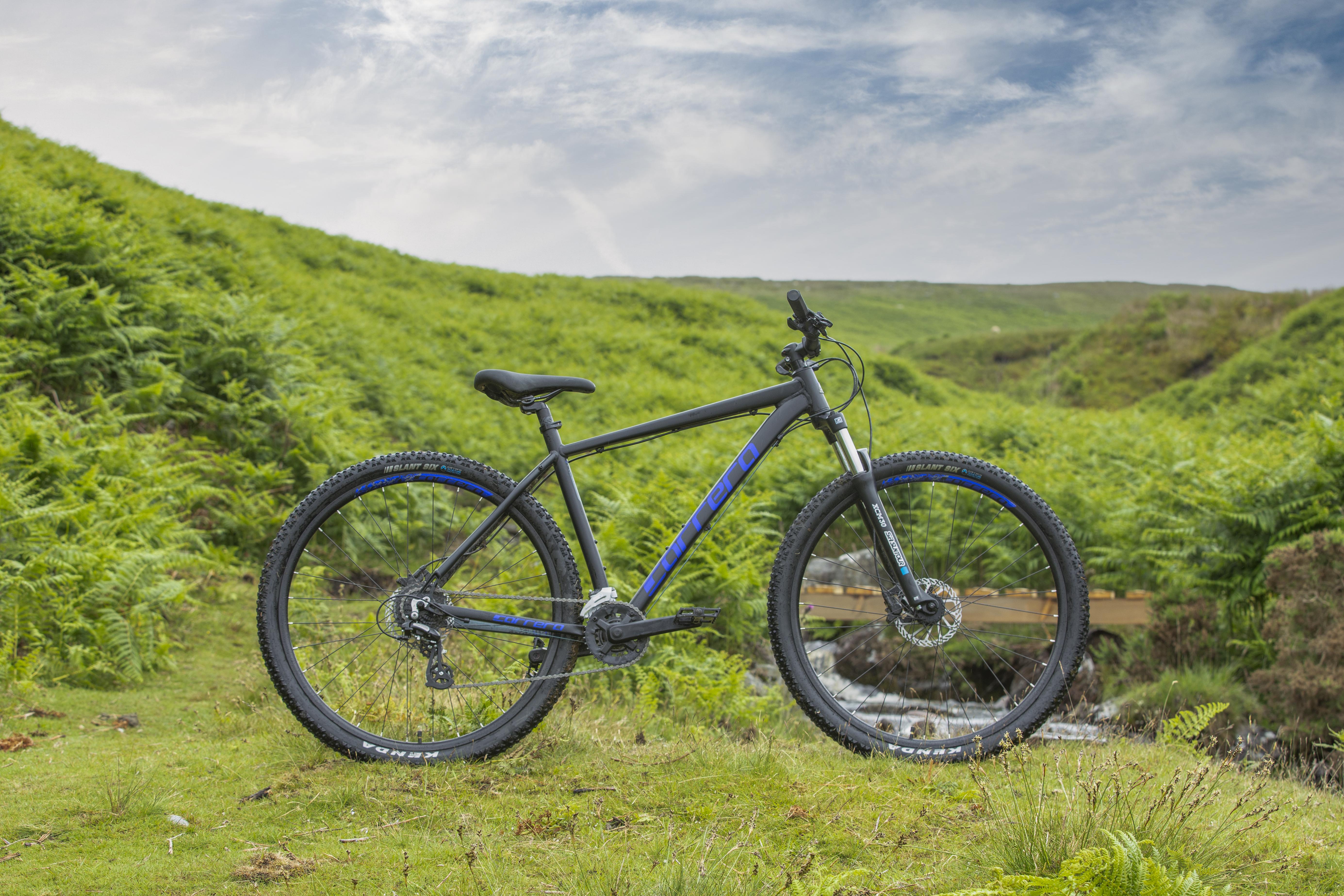 Carrera Hellcat Mens Mountain Bike - Black - S, M, L, XL Frames