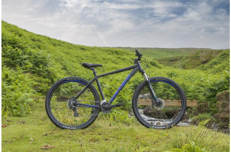 Carrera Hellcat Mens Mountain Bike - Black - S, M, L, XL Frames Carrera Hellcat Mens Mountain Bike - Black - S, M, L, XL Frames