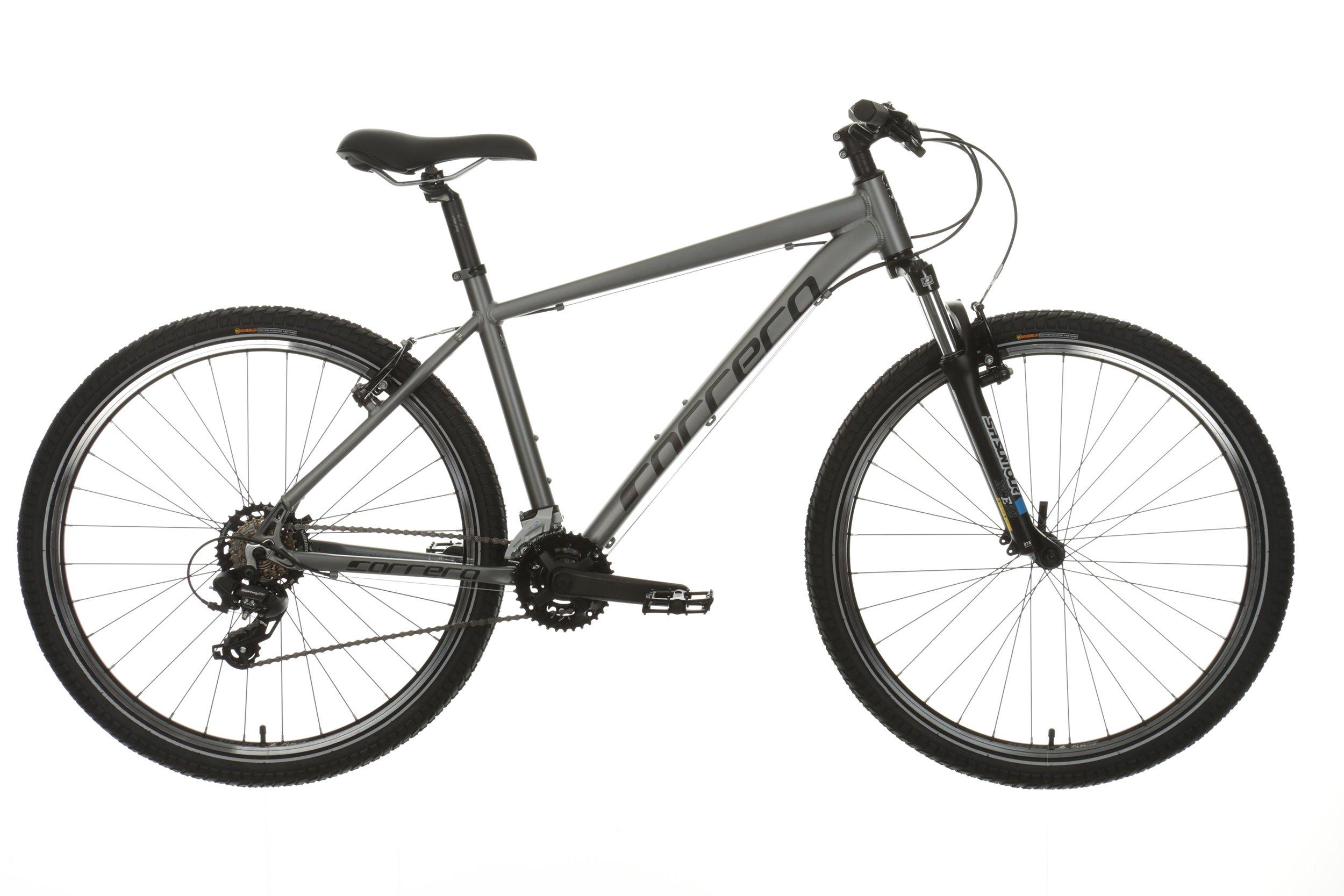 Carrera Valour Mens Mountain Bike - Grey, Large