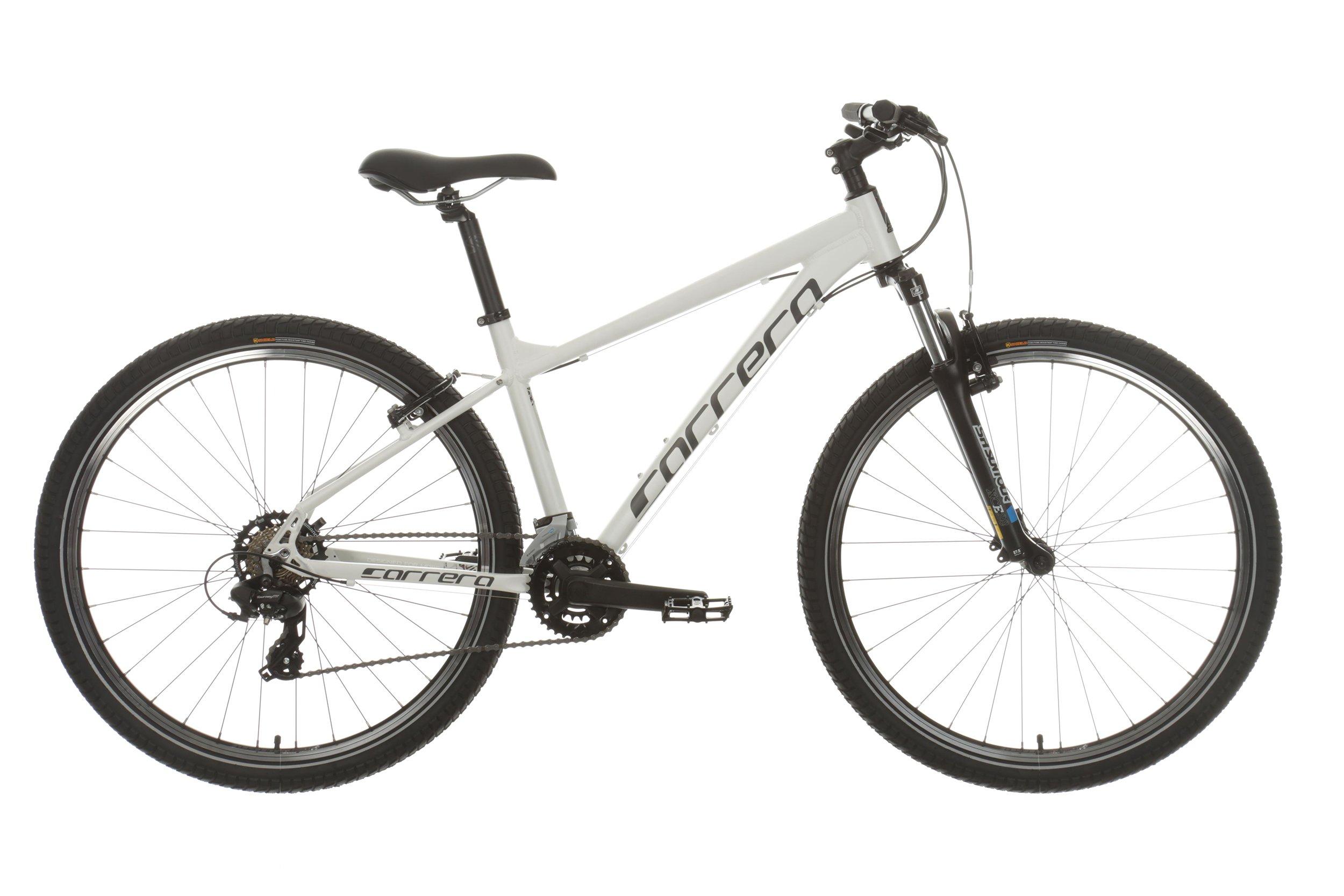 black and white carrera bike