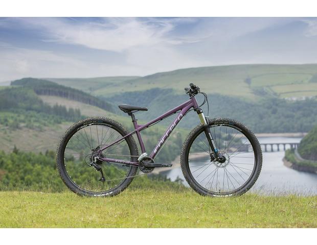 Carrera Hellcat Womens Mountain Bike - Purple - S, M, L Frames | Halfords UK