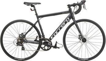 Halfords Carrera Zelos Mens Road Bike - Black, Medium | Extra 8% off for BC Members