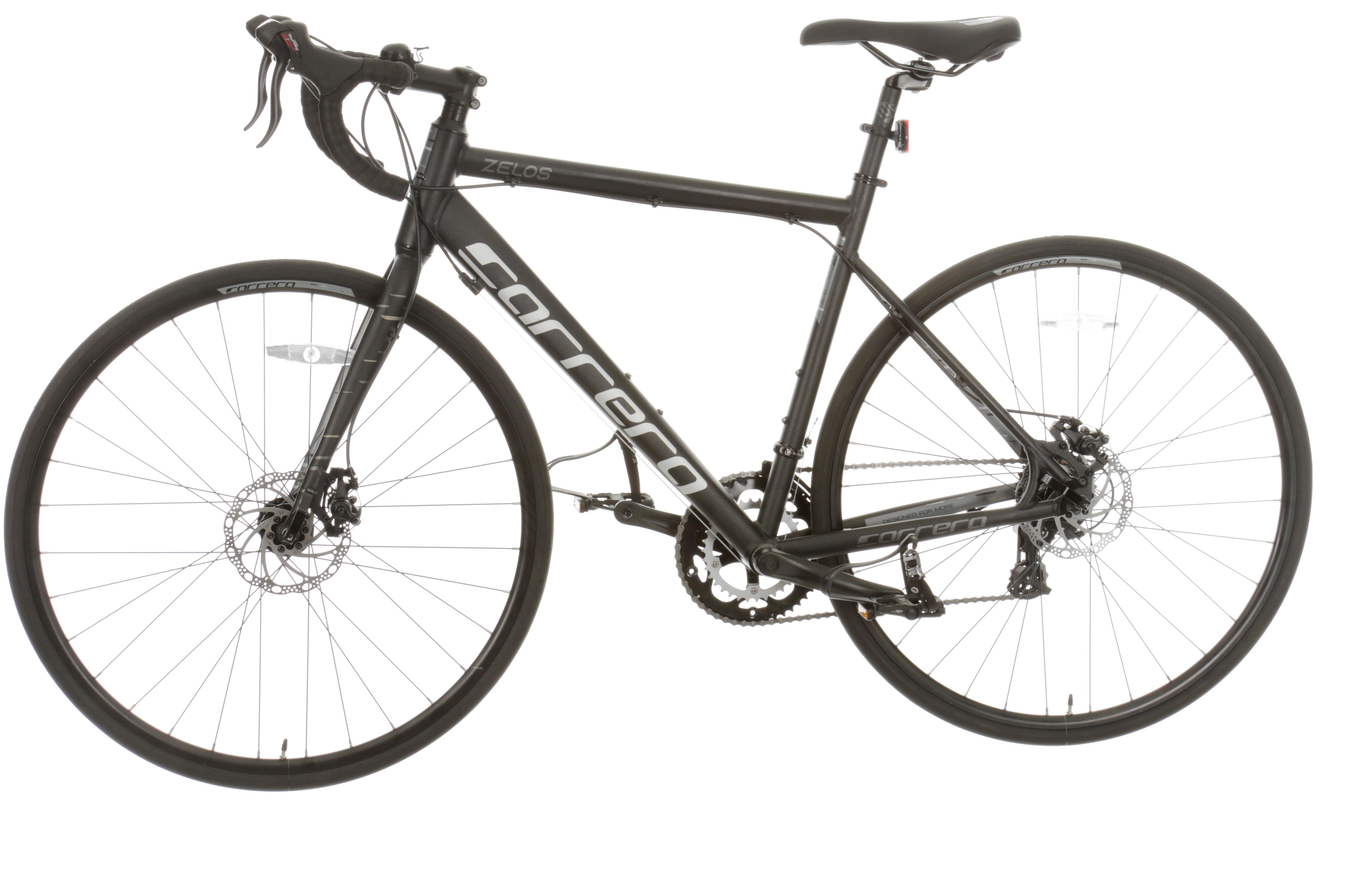 Carrera Zelos Mens Road Bike - Black, Medium