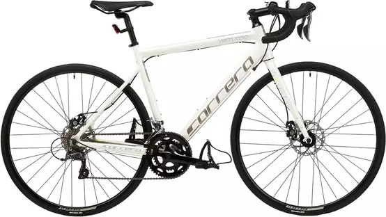 Carrera Virtuoso Mens Road Bike White S M L Frames Halfords UK