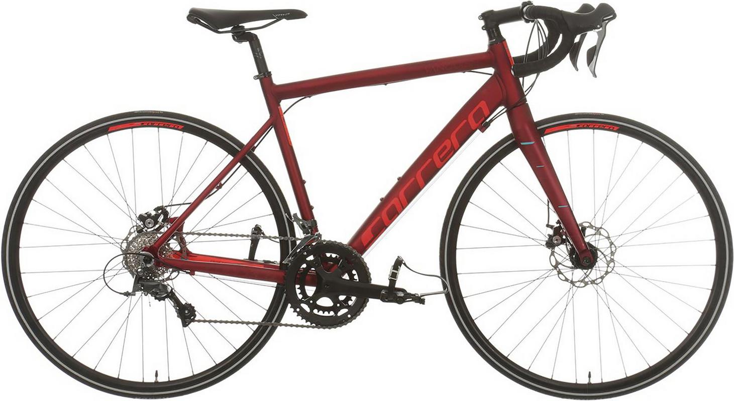Halfords Carrera Vanquish Mens Road Bike - Red, Medium | Extra 8% off for BC Members
