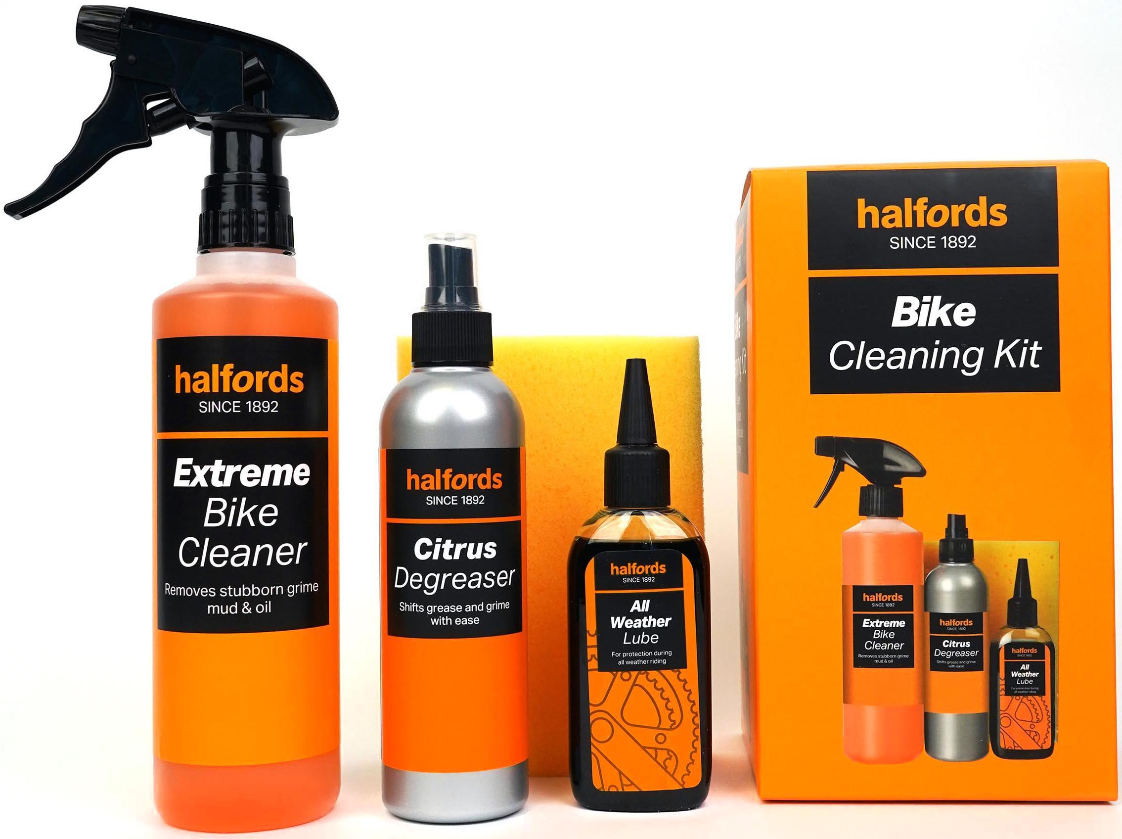 Halfords Mini Cleaning Kit | Pricematch, Extra 8% off for BC Members, Free Bike Health Check, Cycle2Work Scheme & 0% APR Finance.
