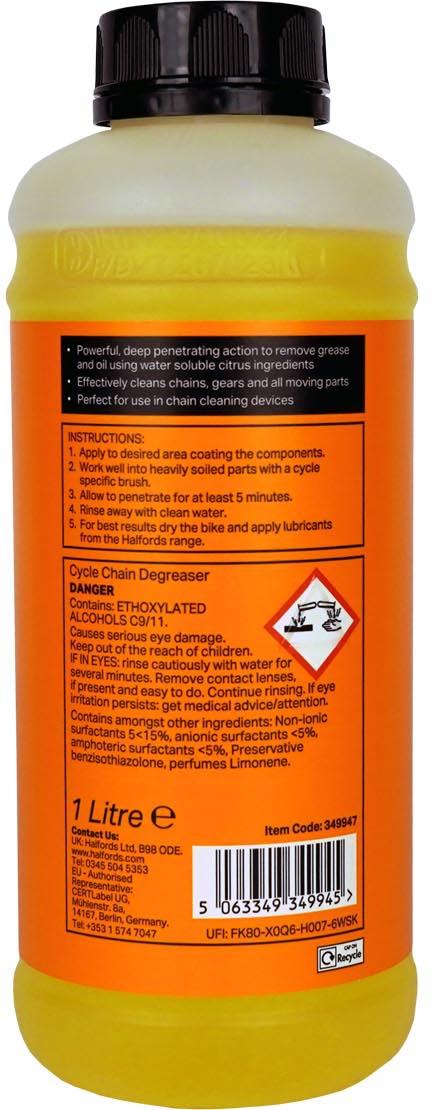 Halfords Citrus Degreaser, 1 Litre