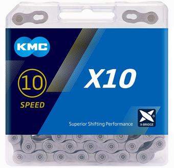 KMC X10 10 Speed Chain, Grey 122L
