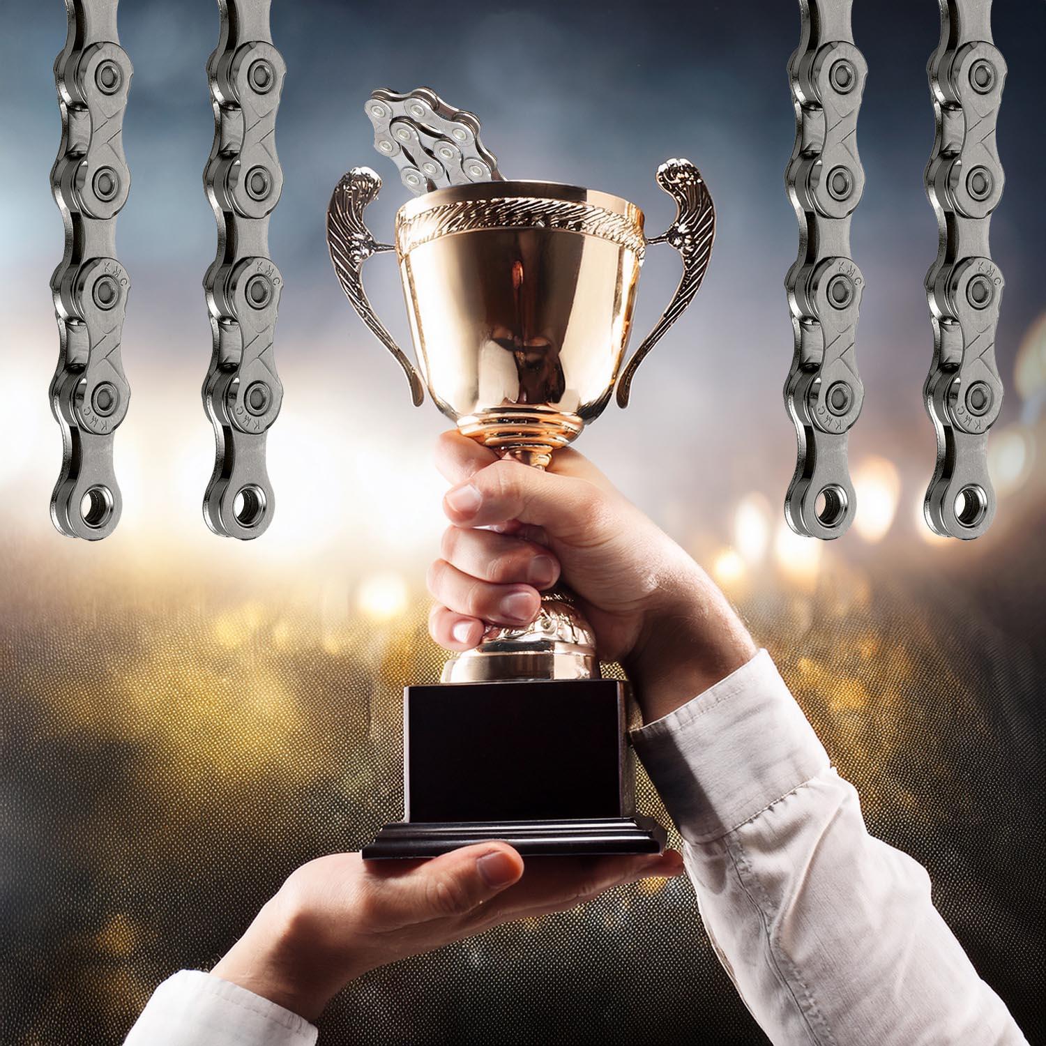 KMC X9 9 Speed Chain, Grey 122L