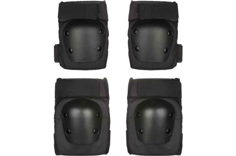 Halfords Black Junior Full Pad Set, 7-11yrs Halfords Black Junior Full Pad Set, 7-11yrs