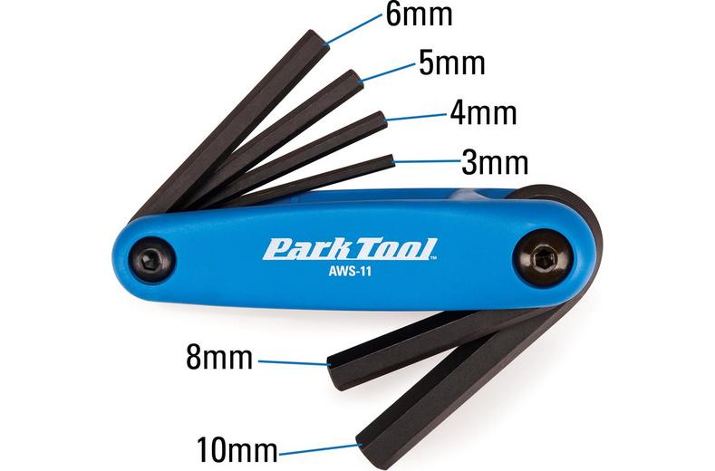 Park Tool AWS-11 - Fold-Up Hex Wrench Set Park Tool AWS-11 - Fold-Up Hex Wrench Set