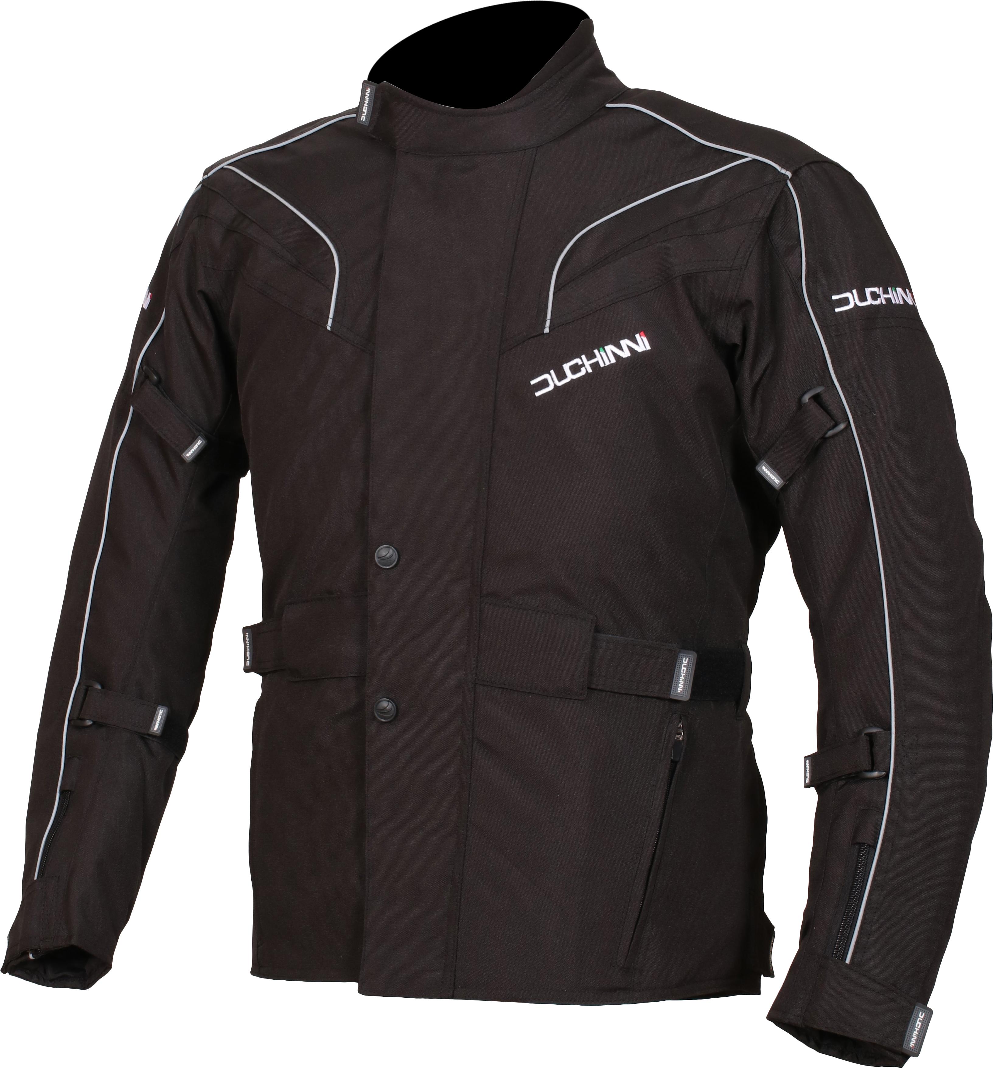 Duchinni Hurricane Motorcycle Jacket - Black, 12XL | Halfords UK