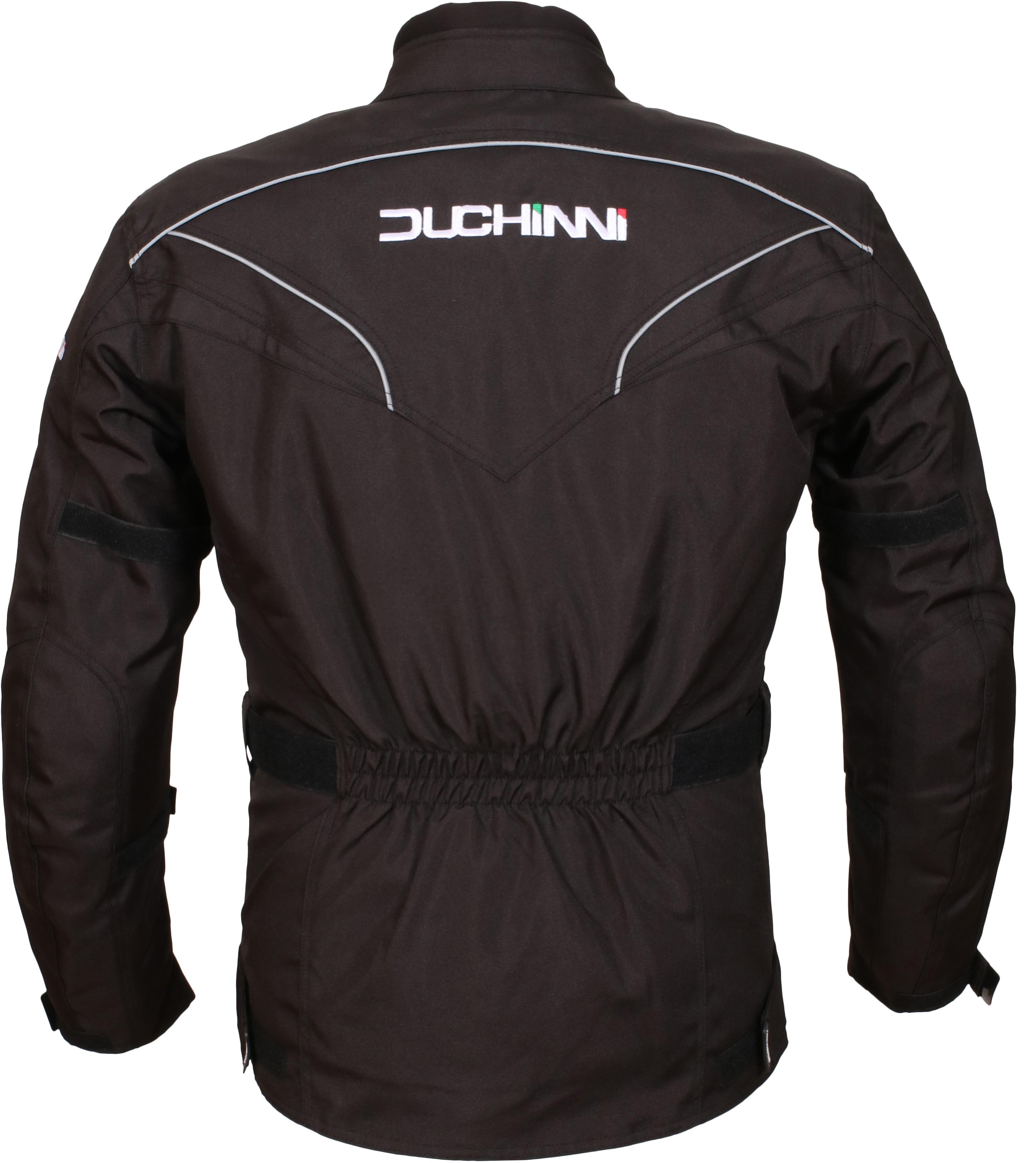 Duchinni Hurricane Motorcycle Jacket - Black, 6XL | Halfords UK