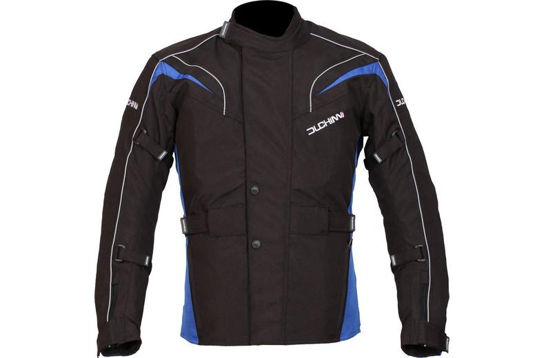 Duchinni Hurricane Motorcycle Jacket - Black and Blue Duchinni Hurricane Motorcycle Jacket - Black and Blue