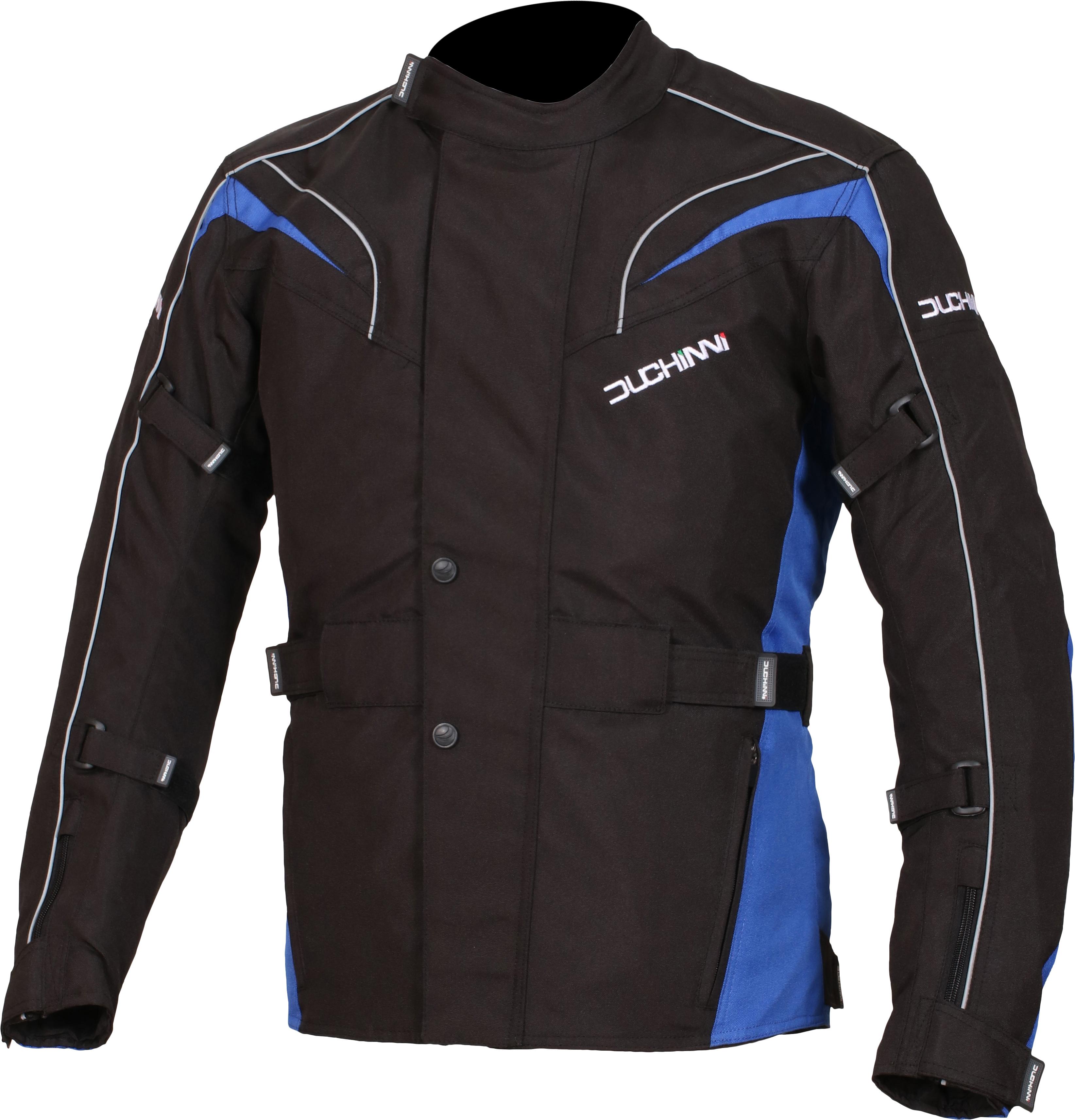 Duchinni Hurricane Motorcycle Jacket - Black and Blue