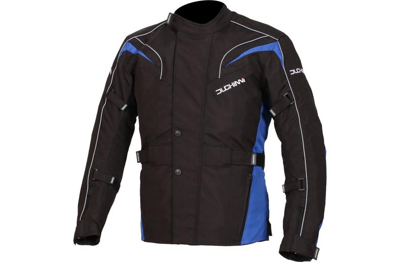 Duchinni Hurricane Motorcycle Jacket - Black and Blue Duchinni Hurricane Motorcycle Jacket - Black and Blue