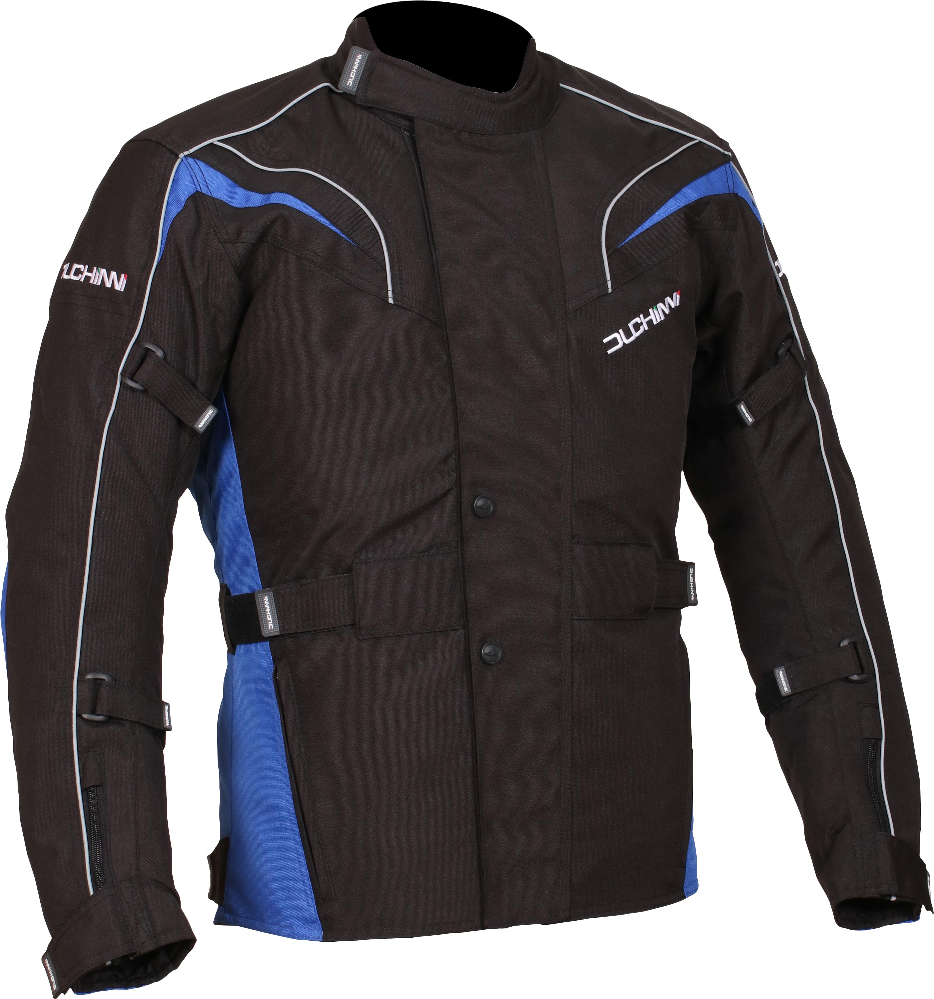 Duchinni Hurricane Motorcycle Jacket - Black and Blue