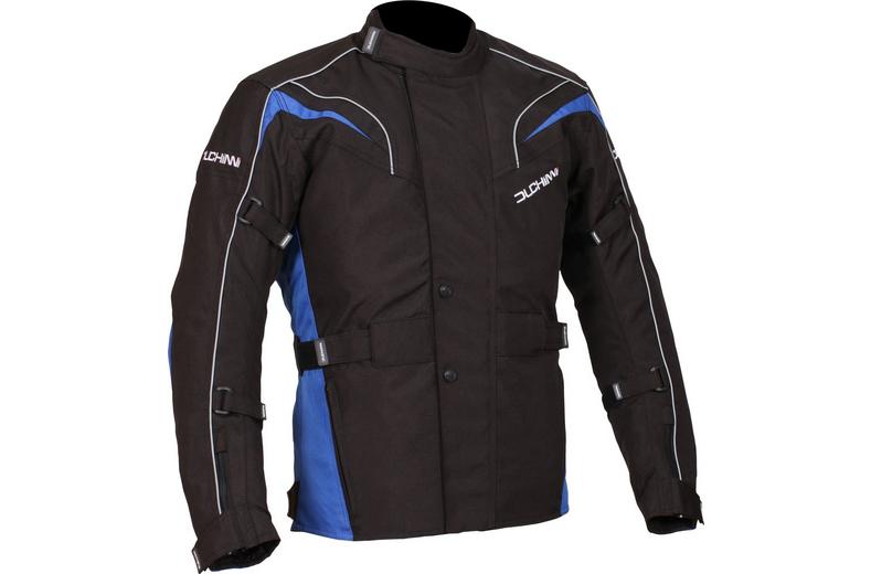 Duchinni Hurricane Motorcycle Jacket - Black and Blue Duchinni Hurricane Motorcycle Jacket - Black and Blue