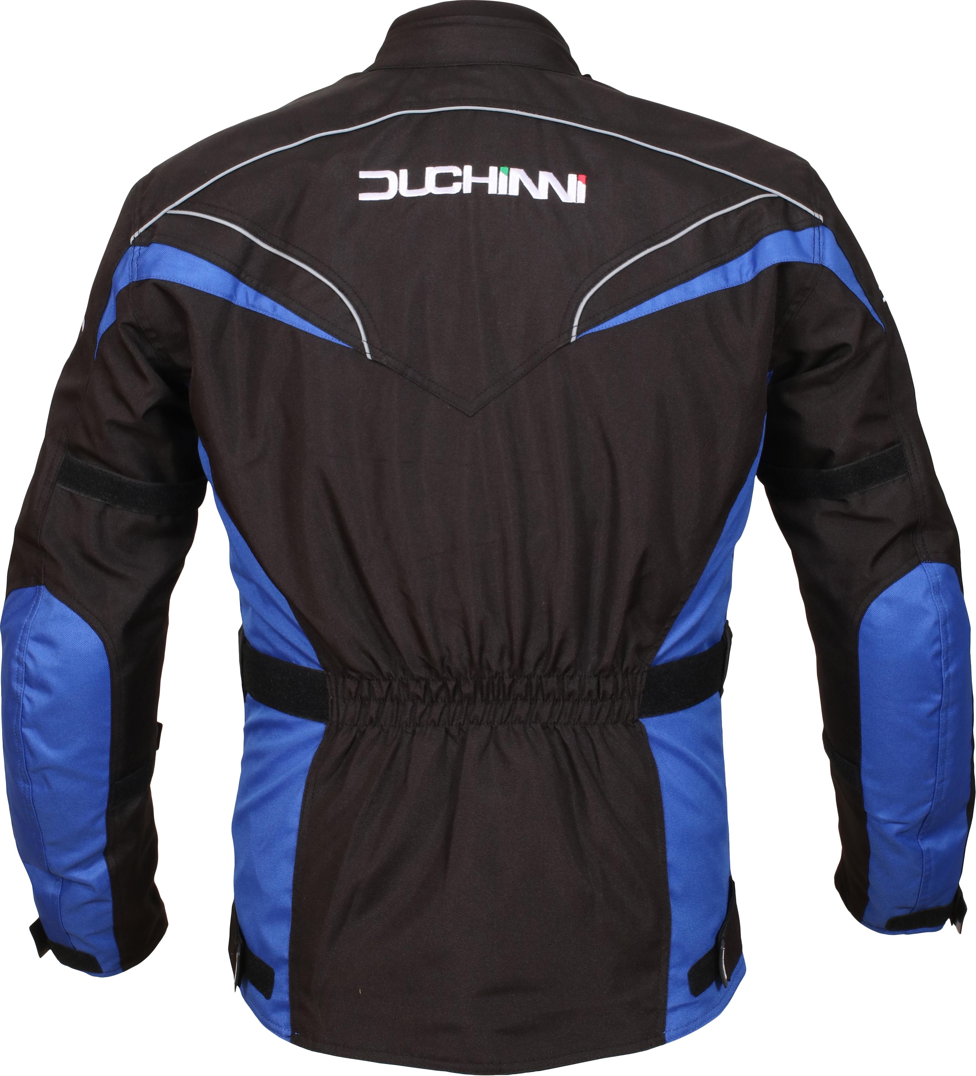 Duchinni Hurricane Motorcycle Jacket - Black and Blue